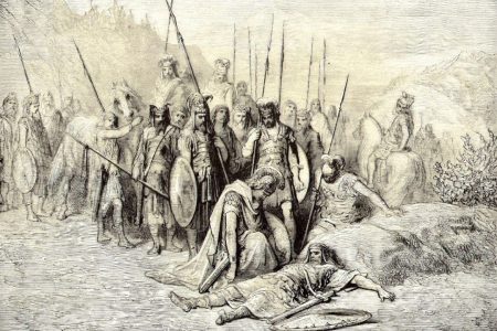 نقاشی غم‌انگیز مرگ داریوش سوم هخامنشی