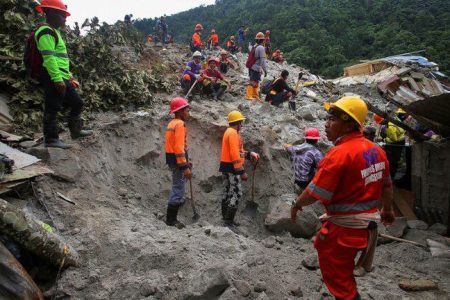 شمار قربانیان رانش زمین در جنوب فیلیپین به ۵۴ نفر افزایش یافت